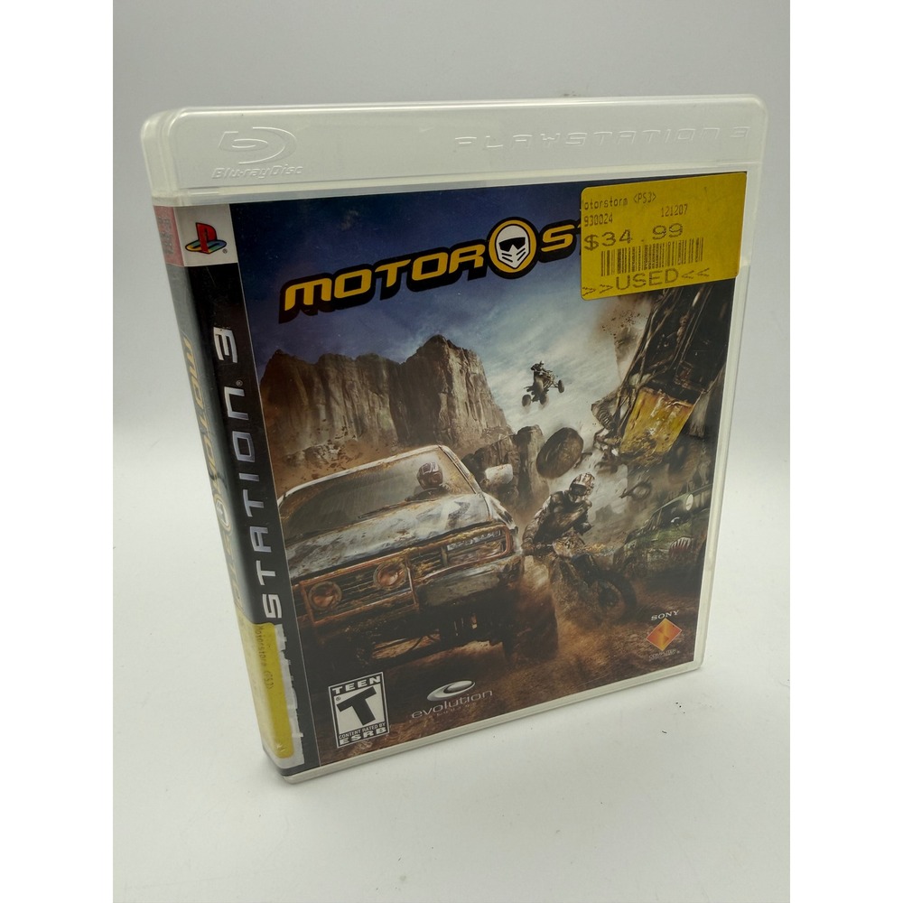 Sony MotorStorm Video Game PS3 One Size Multicolor Good Off-Road Racing Disc